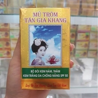Bộ đôi kem nám thâm kem trắng da chống nắng SPF50 mủ trôm tân gia khang