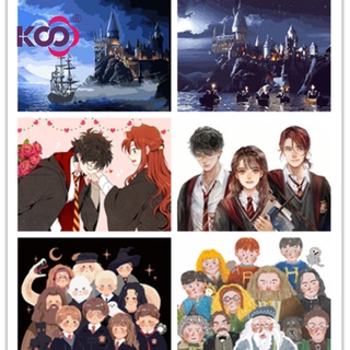 Bộ Tranh Đính Đá 5d Tự Làm Hình Harry Potter Trang Trí Nhà Cửa