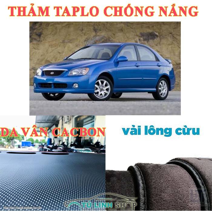 Thảm taplo Spectra  bằng lông Cừu 3 lớp hoặc Da Cacbon