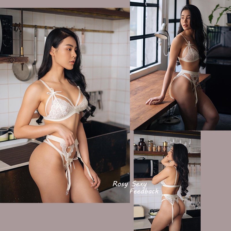Set nội y lingerie ren kèm đai eo tôn dáng LG1G4K8 | WebRaoVat - webraovat.net.vn
