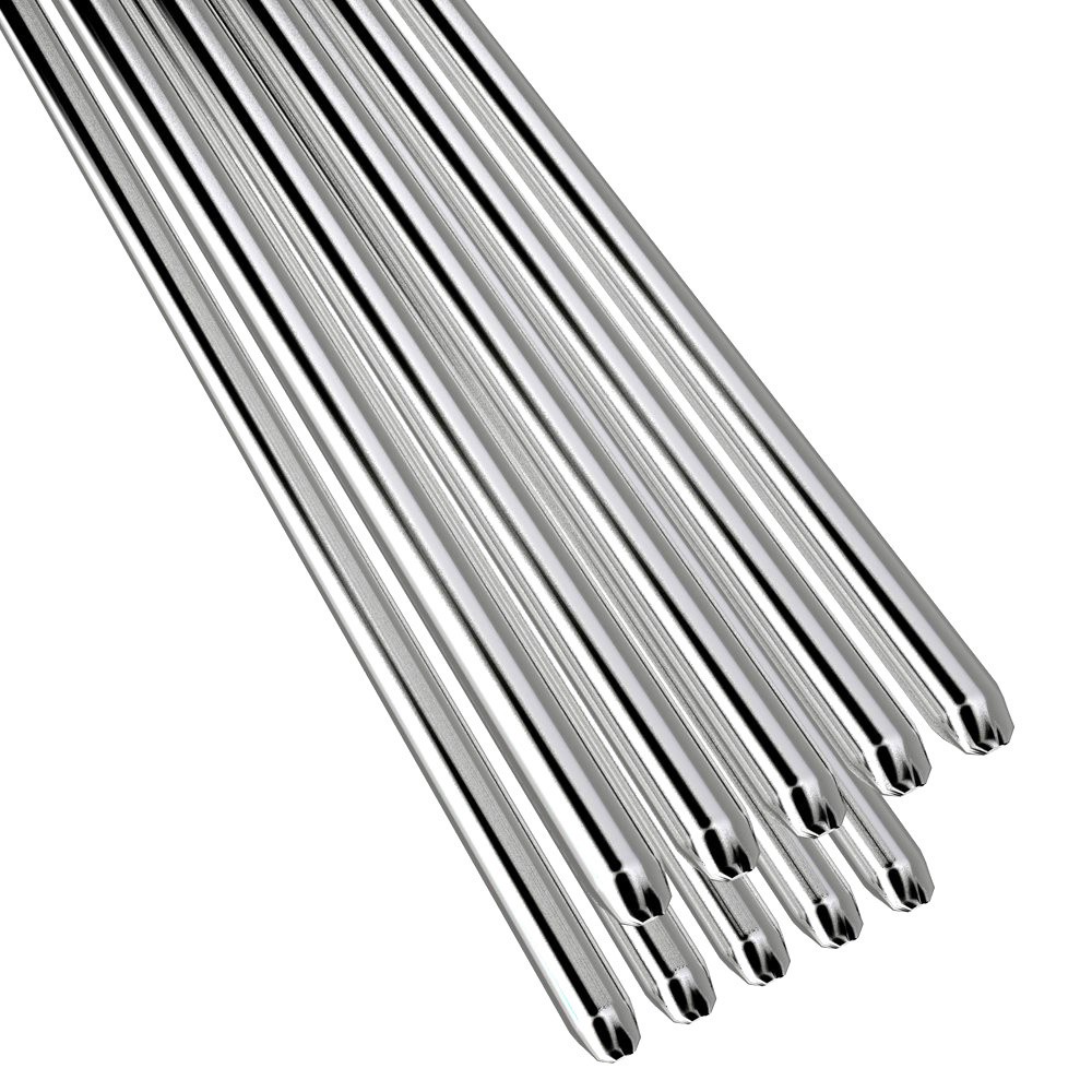 Bộ 10 Que Hàn Nhiệt Độ Thấp 1.6mm / 2mm Làm Từ Nhôm Bền Bỉ Đa Năng Chất Lượng Cao