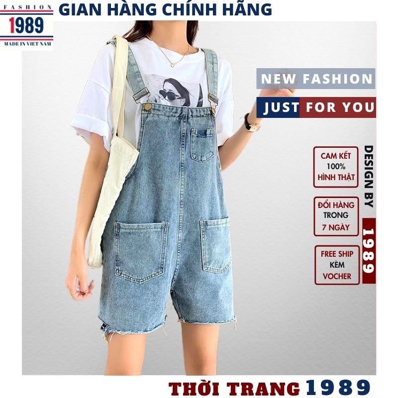 (KÈM QUÀ TẶNG +VIDEO) yếm bò nữ 🌺yếm quần katun hàn quốc dáng kute ulzzang đẹp trẻ chung năng động kute ,TIỆM 1989 | BigBuy360 - bigbuy360.vn