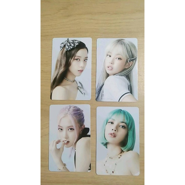 SET 4 CARD BLACKPINK THE ALBUM JAPAN