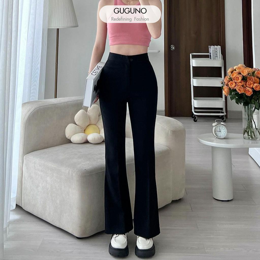 Quần tây nữ kiểu mới vải cotton Guguno