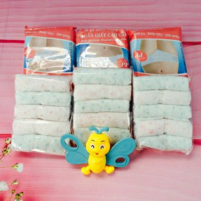 6 chiếc quần lót giấy baby hiền trang ( cho mẹ sau sinh )