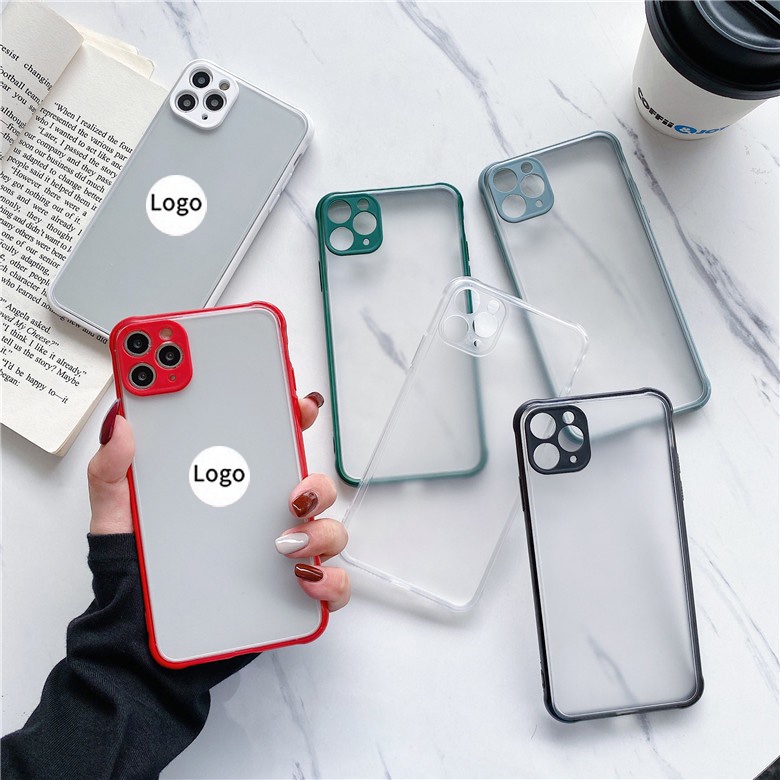 Ốp lưng trong nhám viền màu iP 6/6s/6plus/6splus/7/7plus/8/8plus - MINH AN SAIGON