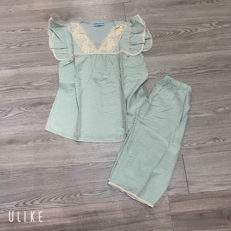 (Siêu Rẻ) Bộ Đũi lửng Cao Cấp Viền Ren | BigBuy360 - bigbuy360.vn