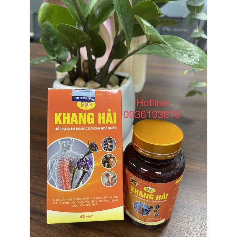 ✅ KHỚP KHANG HẢI  [CHÍNH HÃNG] ❤️ KHỚP KHANG HẢI HỘP 60 viên HỖ TRỢ ĐAU XƯƠNG KHỚP