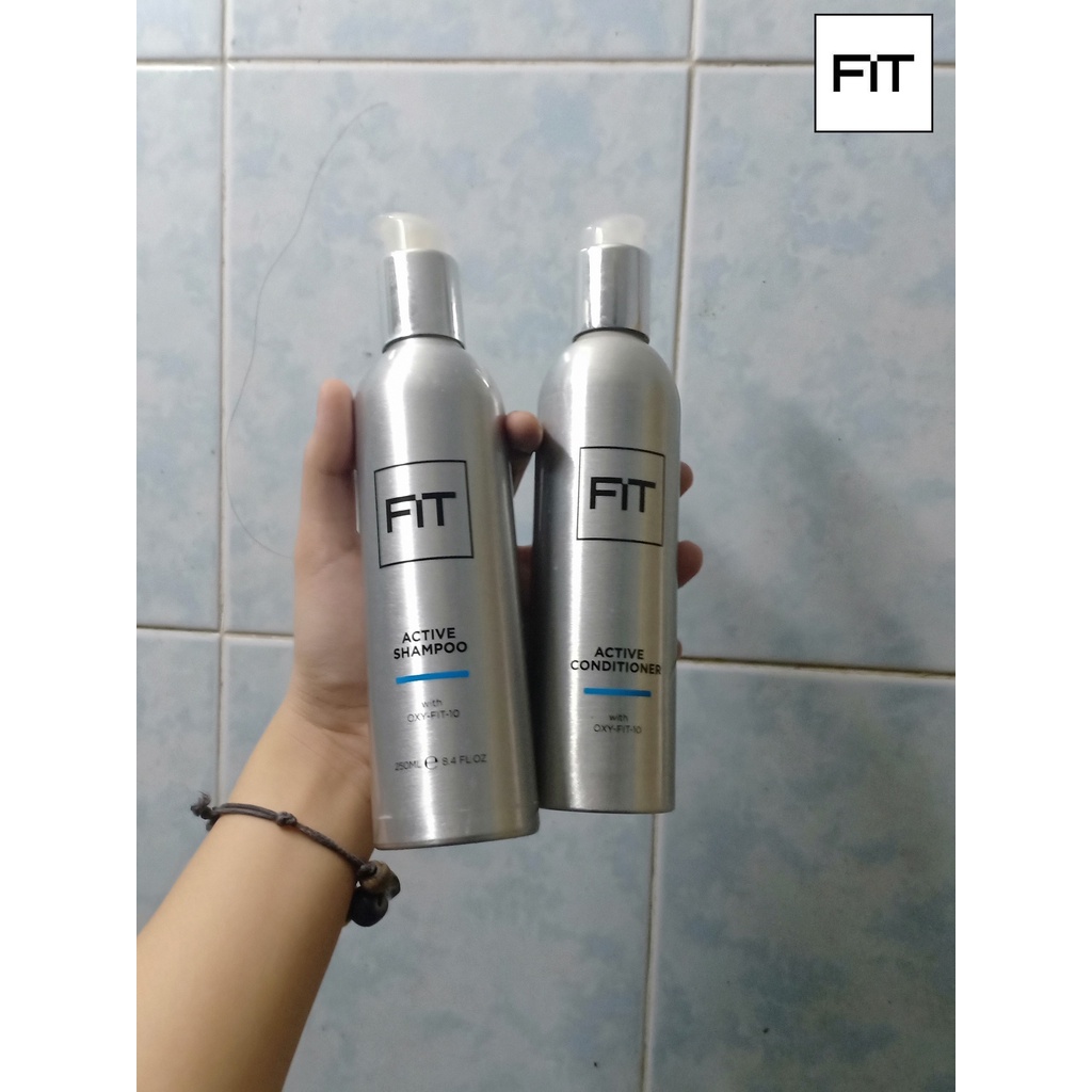 1 Dầu Gội Trầm FIT 250ml + 1 Dầu Xả FIT 250ml, chứa DHT Blocker Ngăn Rụng Tóc FIT SKINCARE - 250ml