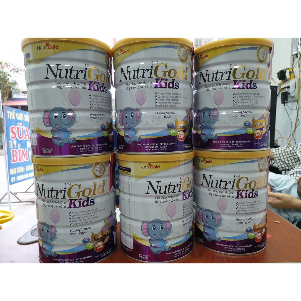 COMBO 6 Hộp NUTRIGOLD KID 900G