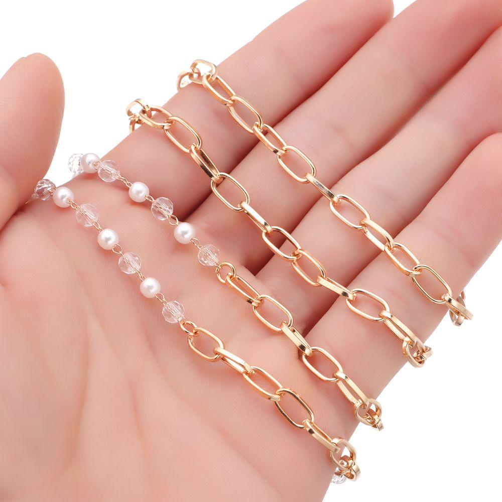 ESPO Dây Xích Kim Loại Đeo Mắt Kính Thời Trang