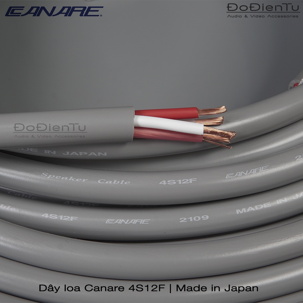 Dây loa Canare 4S12F | Nhập chính hãng từ Nhật | Made in Japan