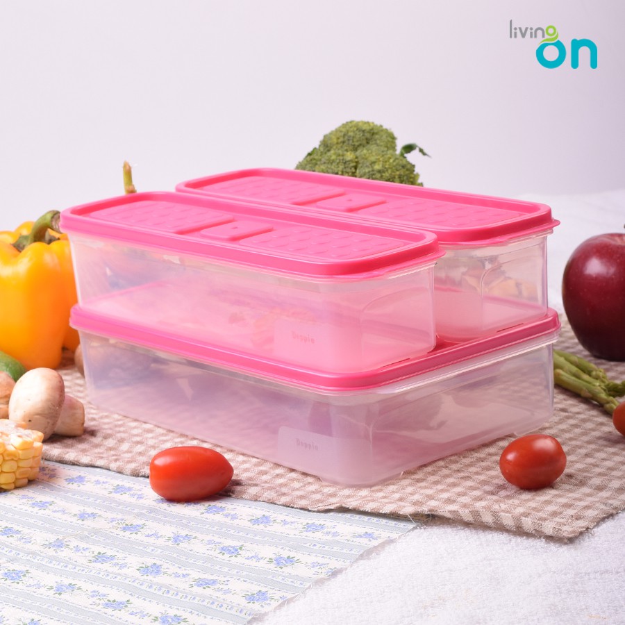 Combo 3 hộp nhựa đựng cơm set 01
