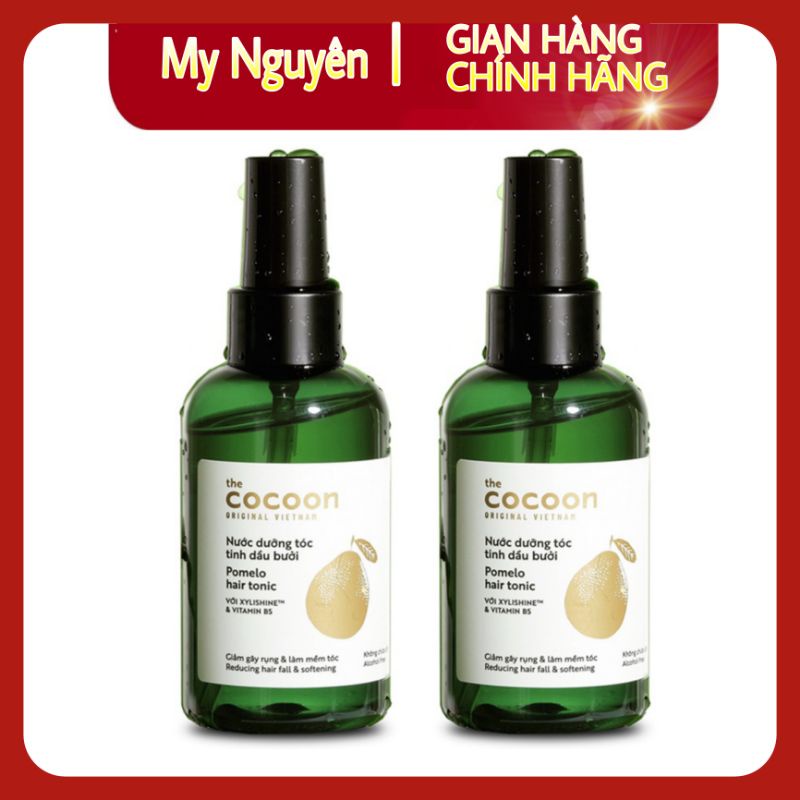 Nước xịt dưỡng mọc tóc tinh dầu bưởi(pomelo hair tonic)Cocoon 140ml