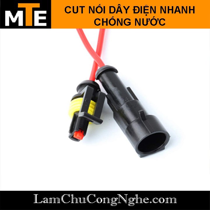 Cặp jack nối dây điện 1P, 2P, 3P, 4P chống nước dùng cho xe máy, xe hơi ô tô