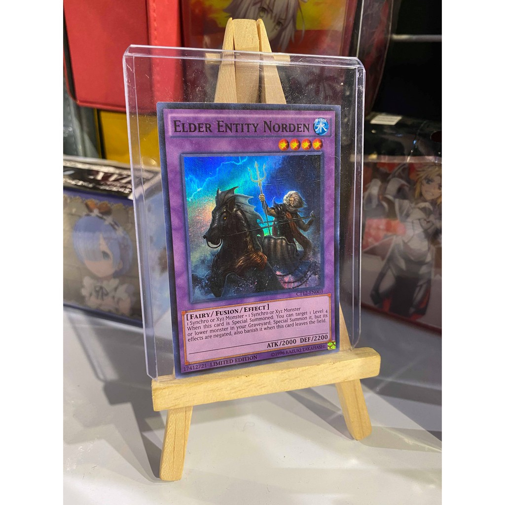 Lá bài thẻ bài Yugioh Elder Entity Norden - Super Rare - Tặng bọc bài nhựa bảo quản