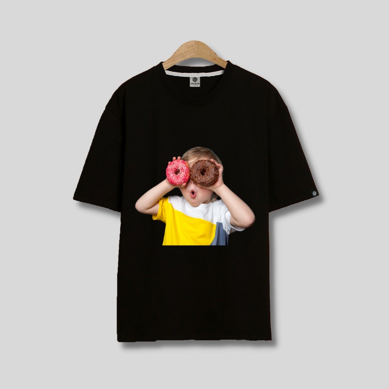 Áo thun nam nữ tay lỡ form rộng 100% cotton áo phông unisex in hình ADLV thời trang