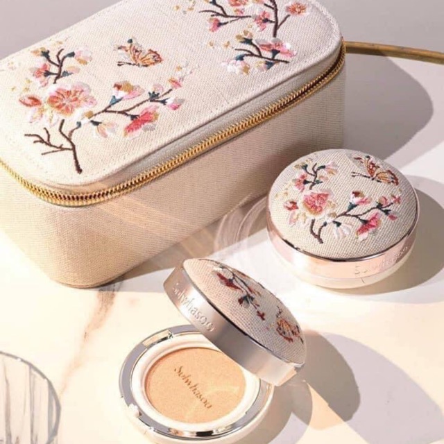 Phấn Nước / Cushion Sulwhasoo Snowise Brightening Cushion Limited  (Full set 2 hộp &amp; Hộp lẻ)