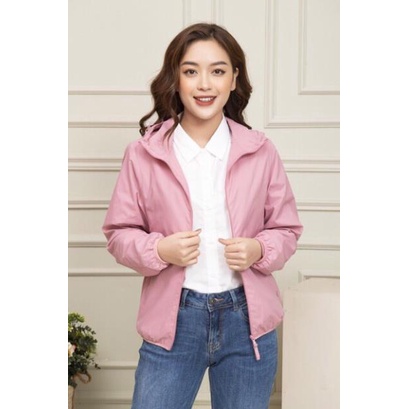 Áo gió nữ 2 lớp lót lưới cao cấp