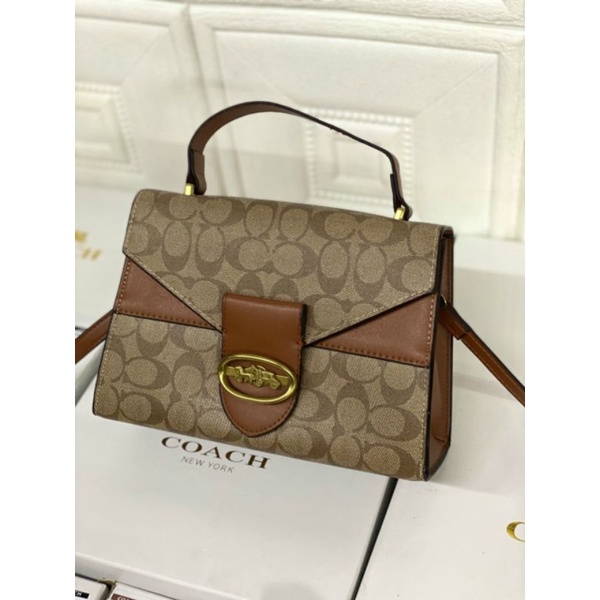 TÚI C.O.A.C.H VUÔNG XUẤT XỊN SIZE 24CM