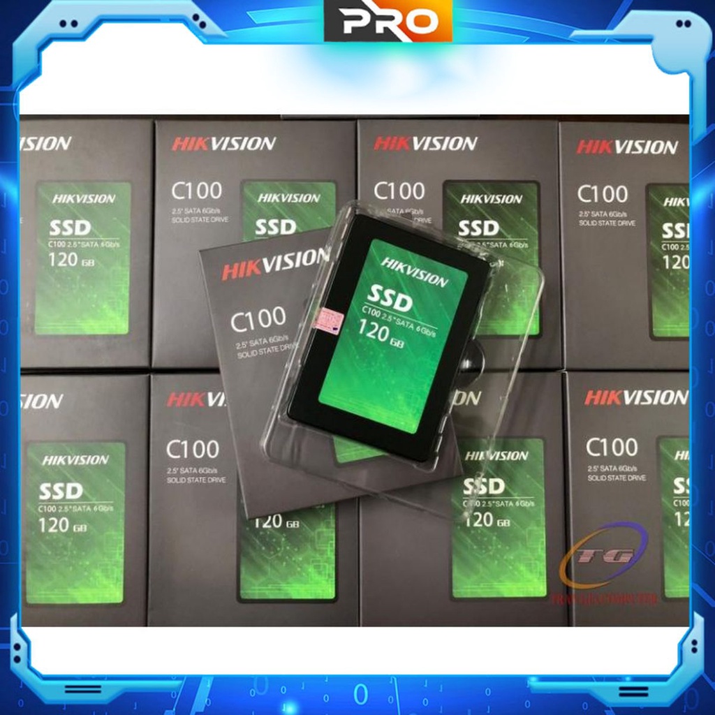 Ổ cứng SSD HIKVISION C100 120G Tốc độ siêu nhanh Hoạt động êm ái Tương thích cực tốt