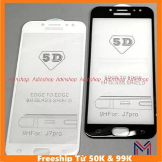 cường lực full màn SamSung Galaxy J7Pro/J7 Prime/J7+ full keo, full chuẩn