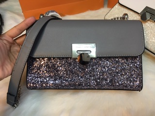 Túi Charles & Keith nhũ