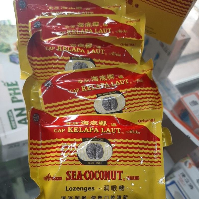 Sea - coconut. Kẹo ngậm thông họng của Indonesia