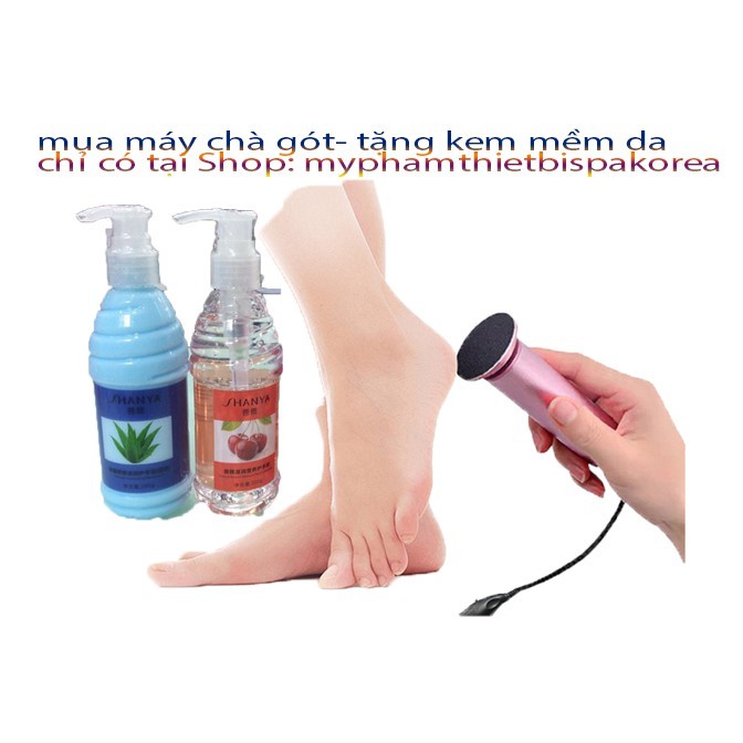 Máy Chà Gót Chân Nail l  combo chà gót chân tặng kem mềm da chuyên dụng dùng làm nail Máy được bảo hành 12 tháng