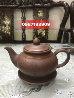 Bộ ấm chén Bát Tràng khay đẹp