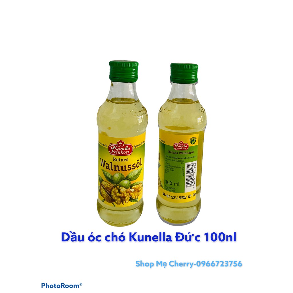 Dầu óc chó Kunella Đức 100ml cho bé ăn dặm