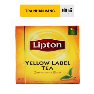 Hộp 100 Túi Trà Lipton Nhãn Vàng 100x2g