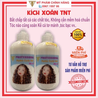 Kích xoăn TNT, kích xoăn tóc Hydro Curly Hair 450ml chính hãng công ty TNT, thuốc uốn tóc, thuốc làm xoăn tóc đơn giản