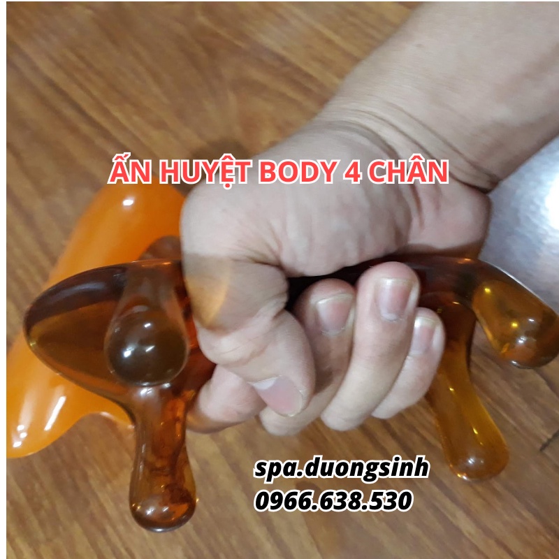 Con Cưu Ấn Huyệt, Dụng Cụ Ấn Huyệt 4 Chân Giảm Đau Mỏi Lưu Thông Khí Huyết Spa Dưỡng Sinh
