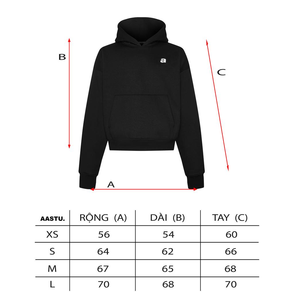 HOODIE BOXY AA NỈ THE A DAILY BOXY HOODIE AASTU // AA // AASTUDIO.