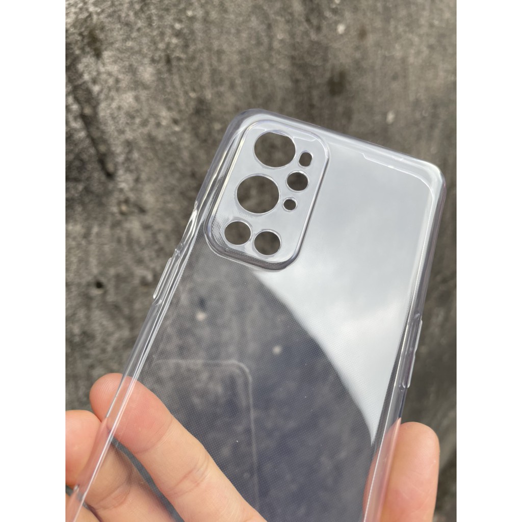 Ốp lưng Oneplus 9 Pro silicon TPU trong suốt hãng Gor có gờ cao bảo vệ camere