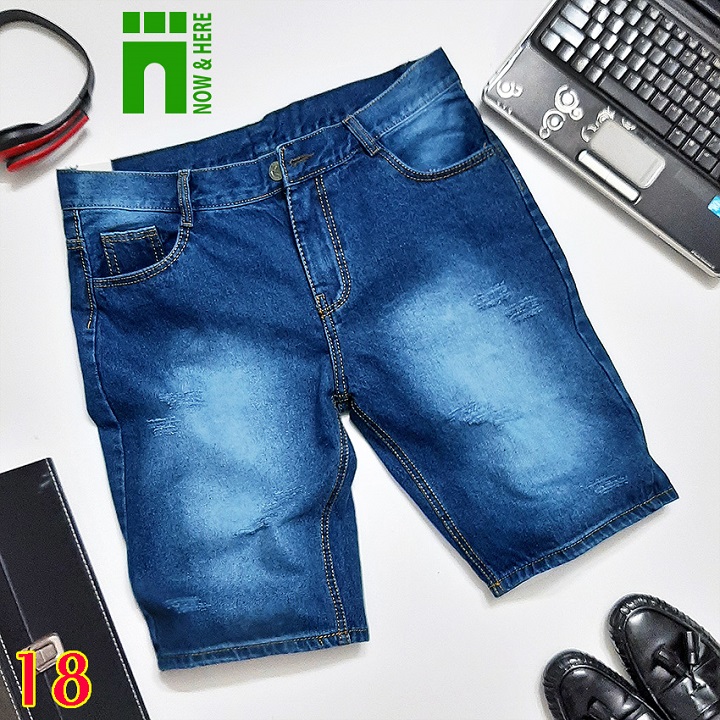 Quần short jean nam có BIG SIZE (đến 100kg), quần ngố BIGSIZE cao cấp, chất co giãn nhẹ - NH Shop | BigBuy360 - bigbuy360.vn
