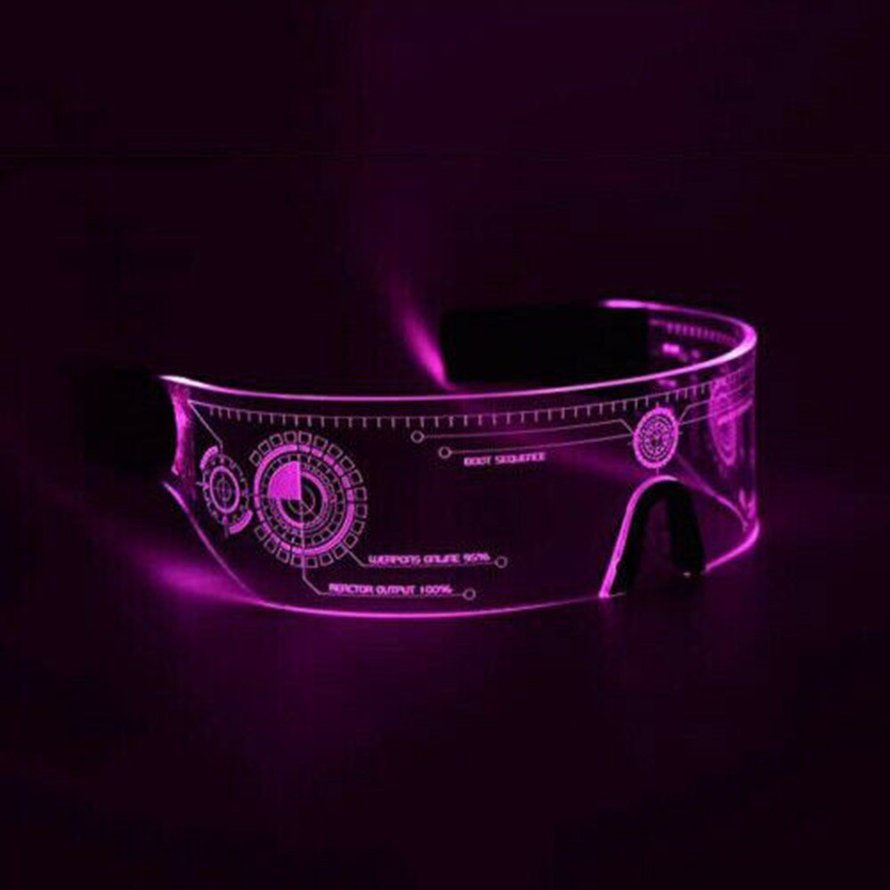 Mắt Kính RAVE Nhựa Trong Suốt Có Đèn Led Phát Sáng Độc Đáo balo local brand | BigBuy360 - bigbuy360.vn