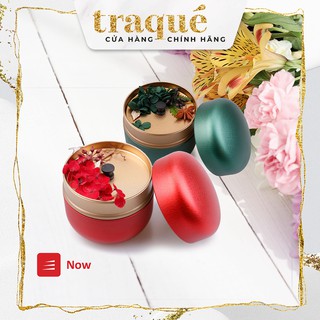 Nến thơm hủ thiếc hoa bất tử - không khói, sáp tự nhiên phù hợp mang đi du lịch