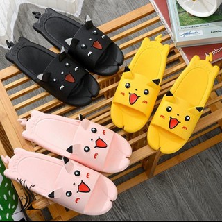 (size 24 đến 40) Dép pikachu nhiều màu xinh xắn cho mẹ và bé - TT231