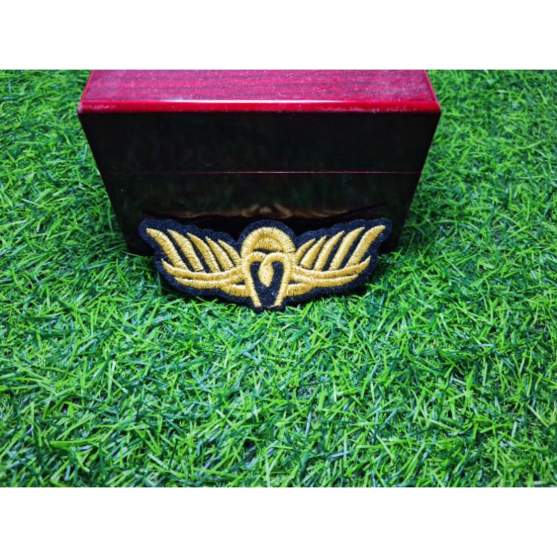 Sticker/Patch/Logo Thêu Ủi Hình Huy Hiệu A R M Y Cao Cấp MS77747