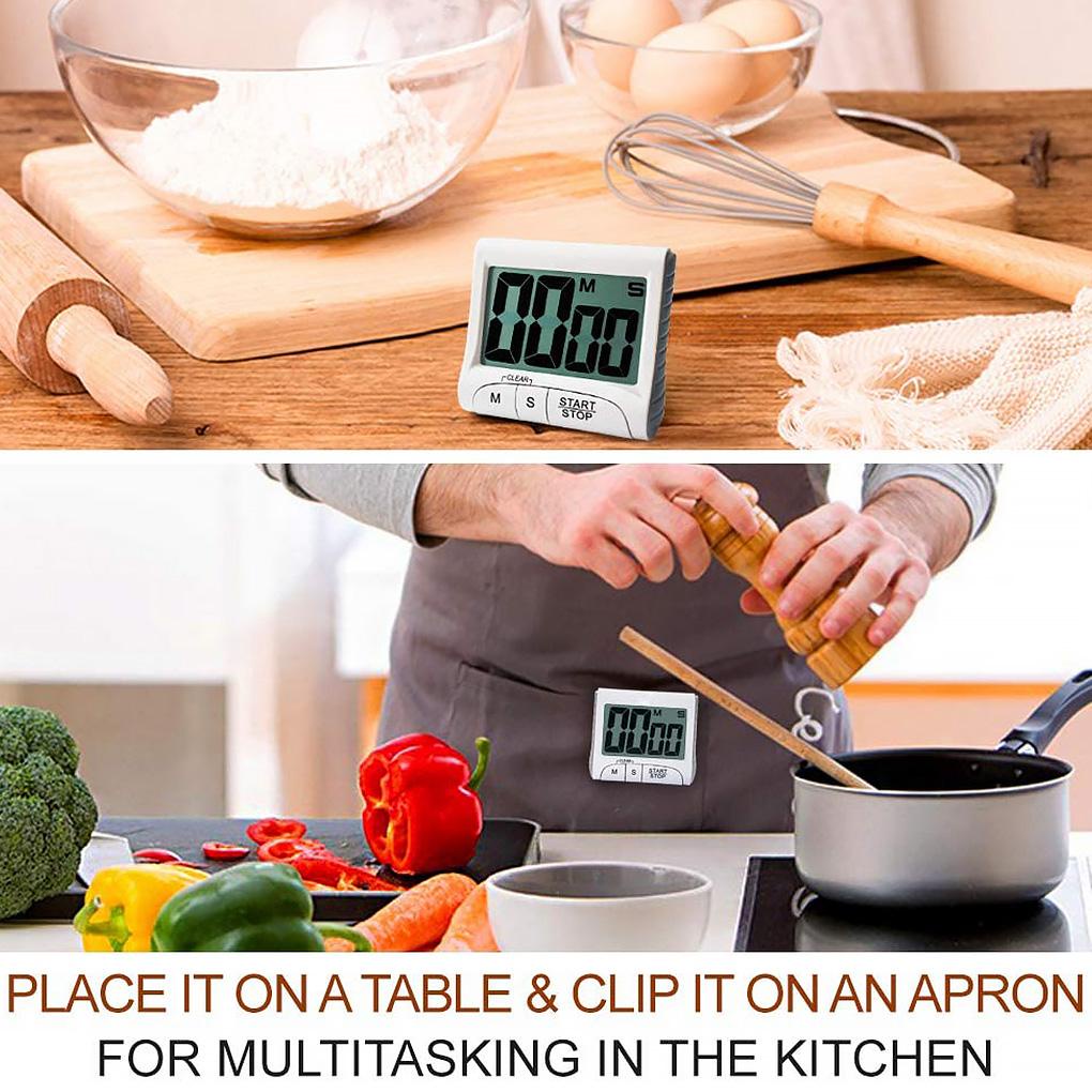 Đồng Hồ Hẹn Giờ Điện Tử Màn Hình LCD Dùng Trong Nhà Bếp / Học Sinh