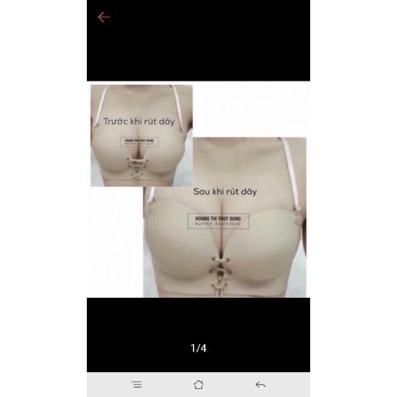 [SALE SỐC] ÁO LÓT BÀN TAY DÂY RÚT NÂNG NGỰC ĐẸP (Kèm dây trong) chuẩn loại 1