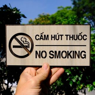 Bảng Thông Tin Cấm Hút Thuốc [ No Smoking]