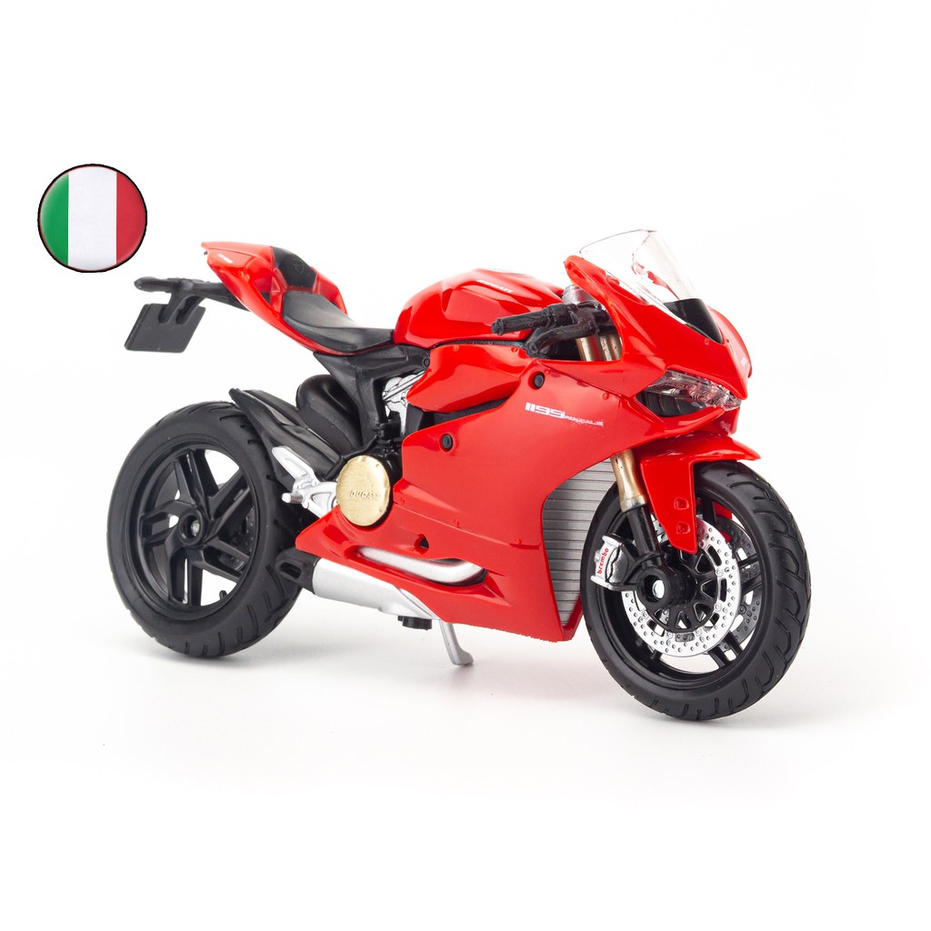 [Mã TOYJAN hoàn 20K xu đơn 50K] Mô hình xe moto Ducati 1:18 Maisto, Bburago