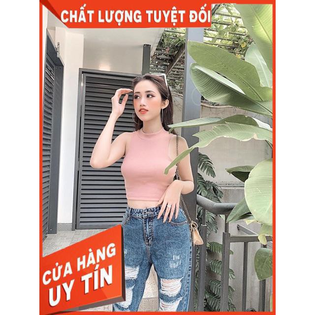 [Mã WASTUP24 giảm 10K đơn 50K] ÁO SÁT NÁCH 3 lỗ ngược Basic dáng croptop- hình thật