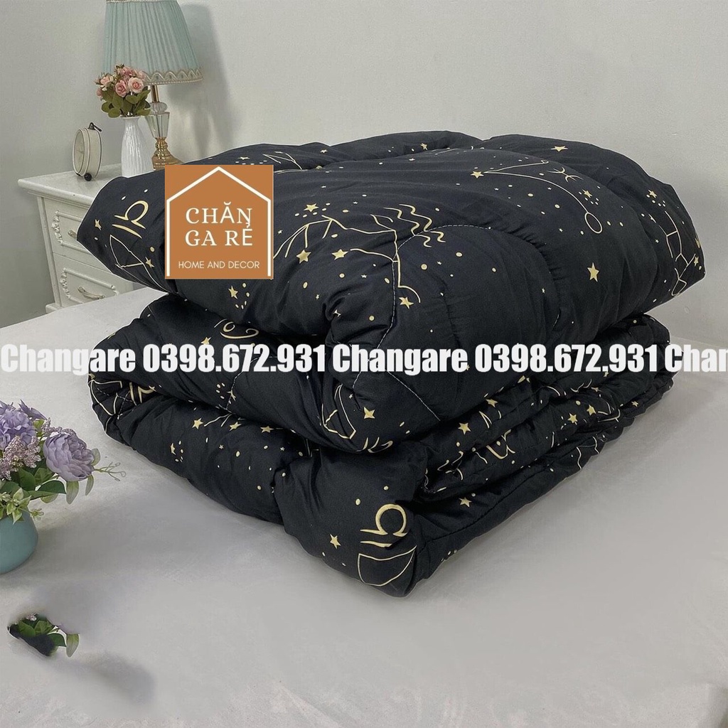 Chăn phao dày loại 1 siêu âm siêu nhẹ cottong poly chăn phao trần bông kích thước 1m8x2m chọn mẫu