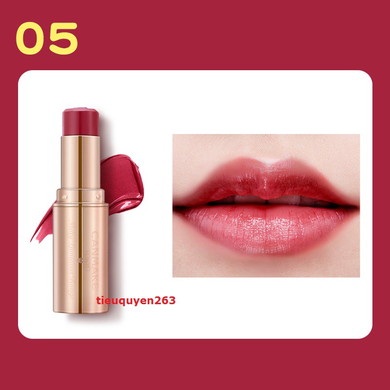 Son dưỡng cấp ẩm Canmake Melty Luminous Rouge