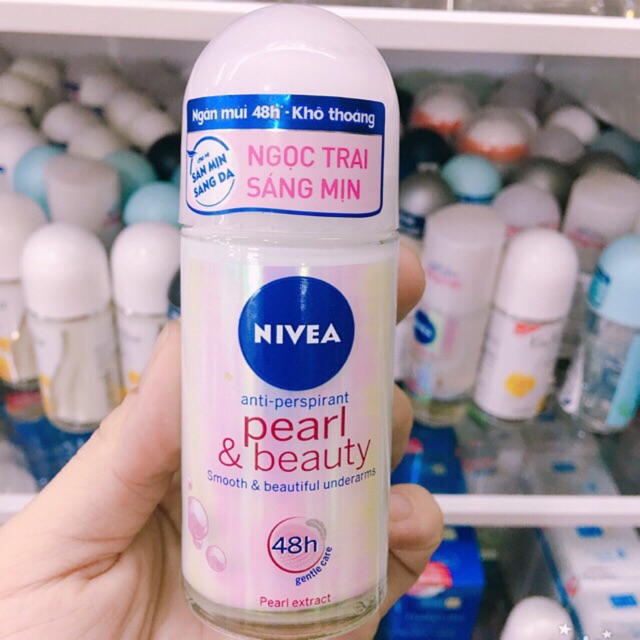 Lăn Khử Mùi Ngọc Trai Sáng Mịn Nivea Pearl & Beauty 50ml | BigBuy360 - bigbuy360.vn