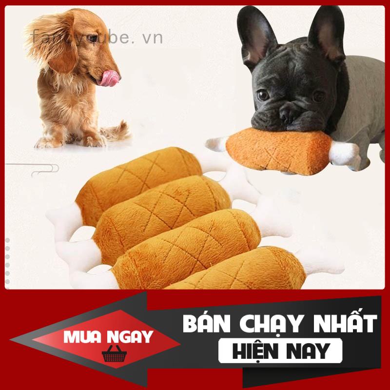 [❌GIÁ SỈ❌] Đồ chơi cho cún cưng. Hình đùi gà ❤️
